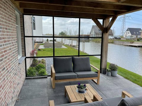 Stalen terraswand op maat gemaakt door Staal Style